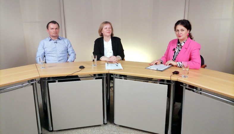 Палкина и Сысолятин в студии