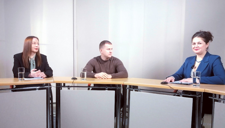 Мизинкова и Романов в студии Мизинкова и Романов в студии