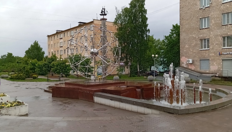 городской фонтан