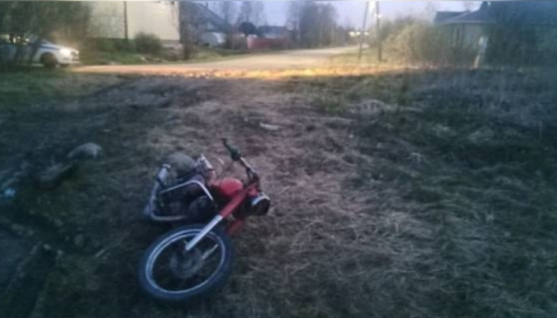 авария с мотоциклом