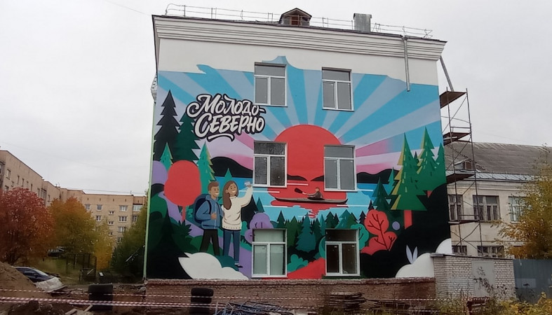 рисунок на фасаде