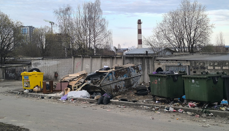 мусорная площадка