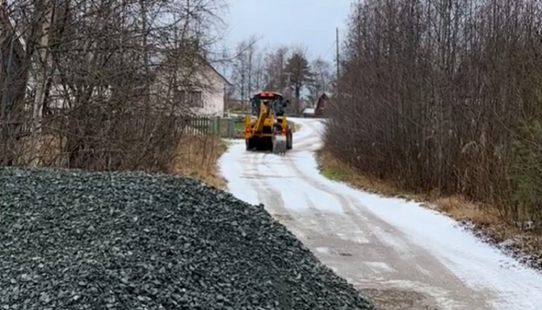 ремонт сельской дороги