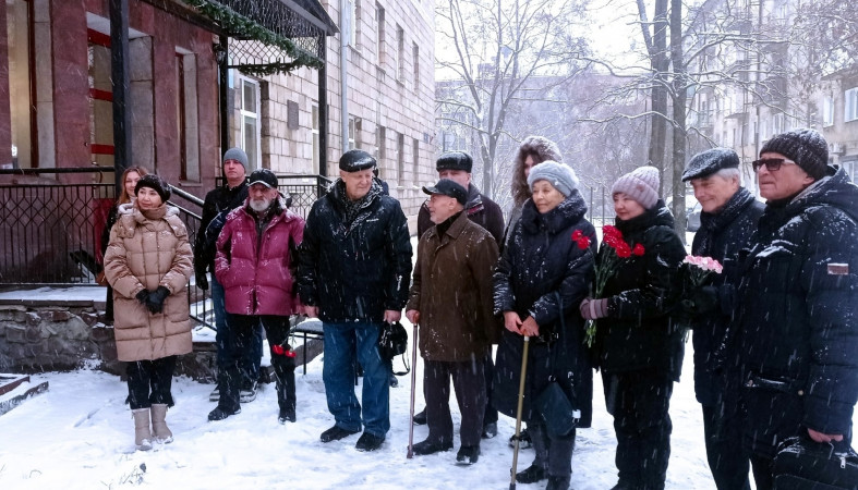 На открытии памятной доски На открытии памятной доски