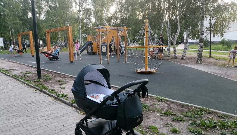 В Петрозаводске негде гулять с коляской