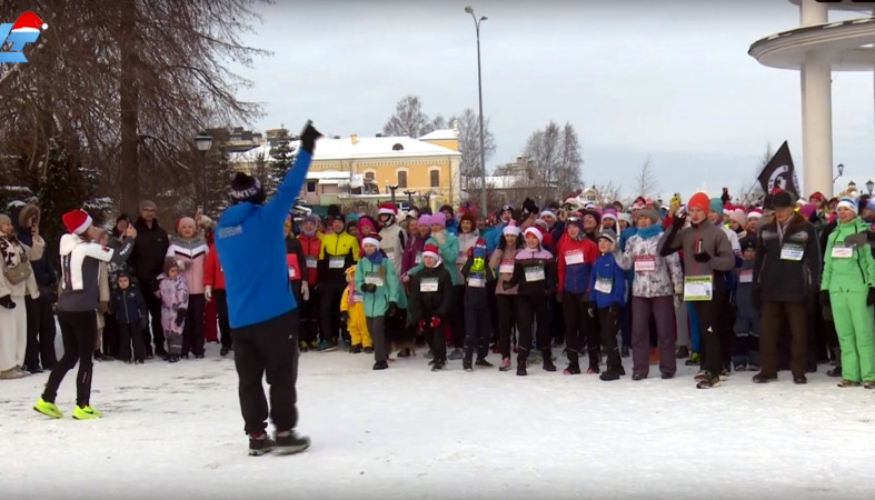 новогодний забег на набережной