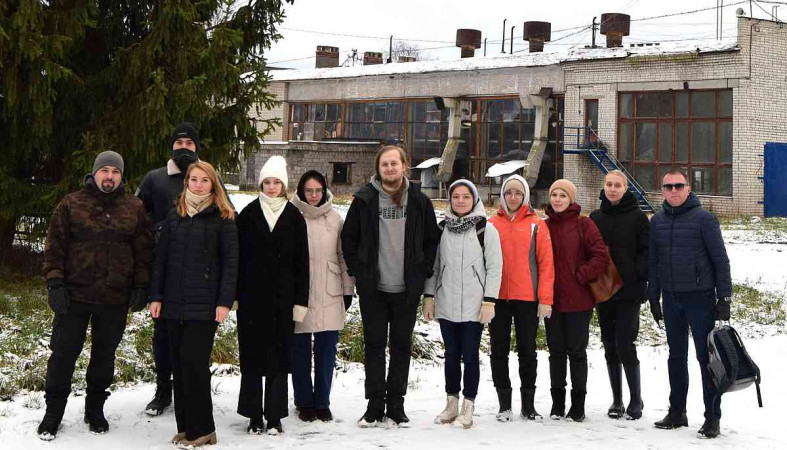 Студенты на экскурсии