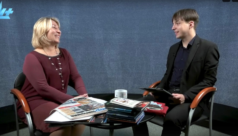 Ольга Шубина в студии 