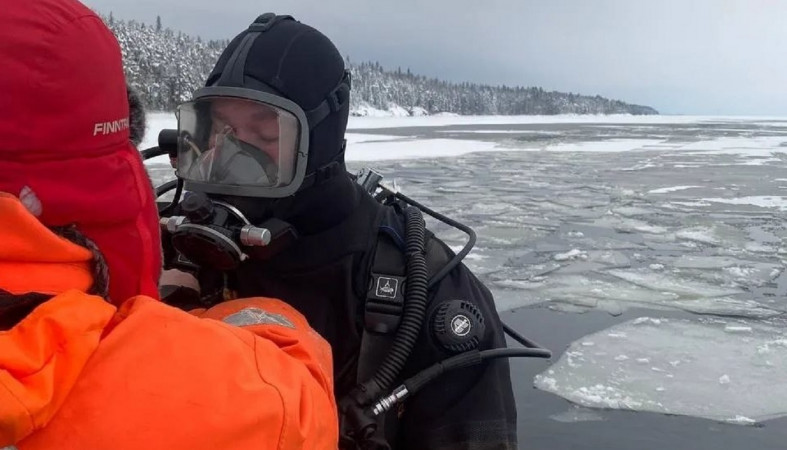 Водолаз на Онего