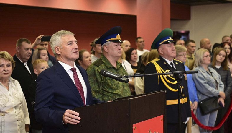 Артур Парфенчиков на присяге