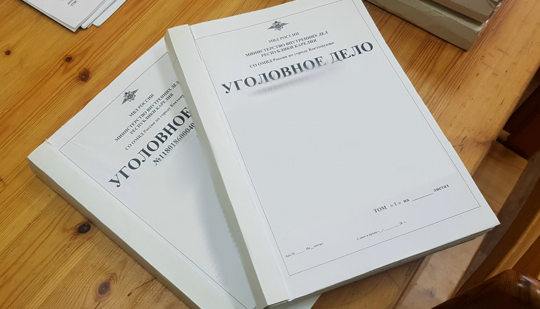 Уголовные дела лежат на столе