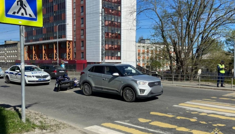 Мотоцикл на Первомайском