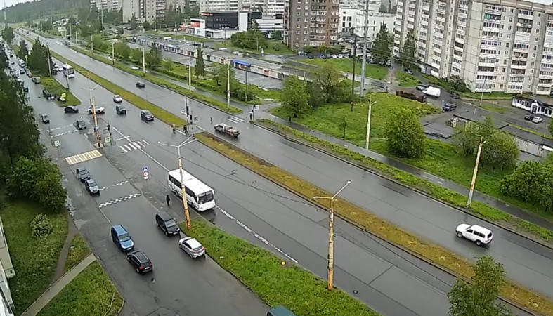 авария с пешеходом момент аварии