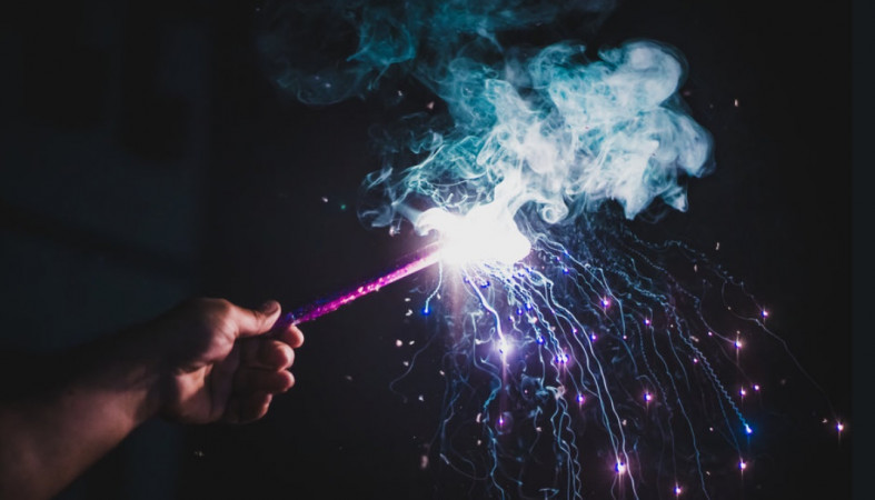 новогодний огонь