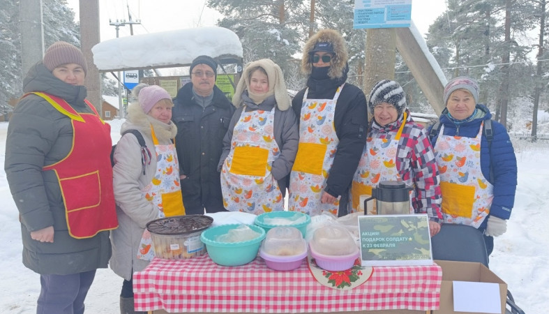 Жители Сяпси напекли пироги