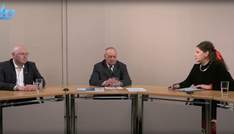 Валюк и Шугаев в студии Ники плюс