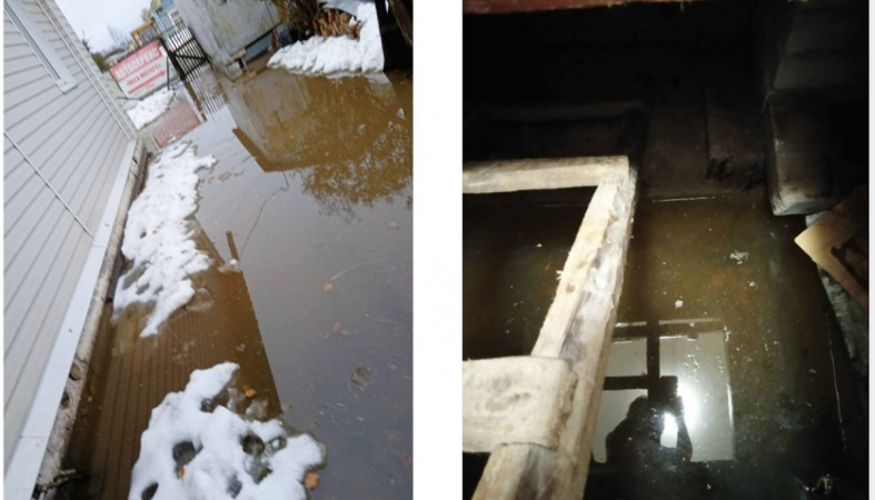 вода на участке вода на участке