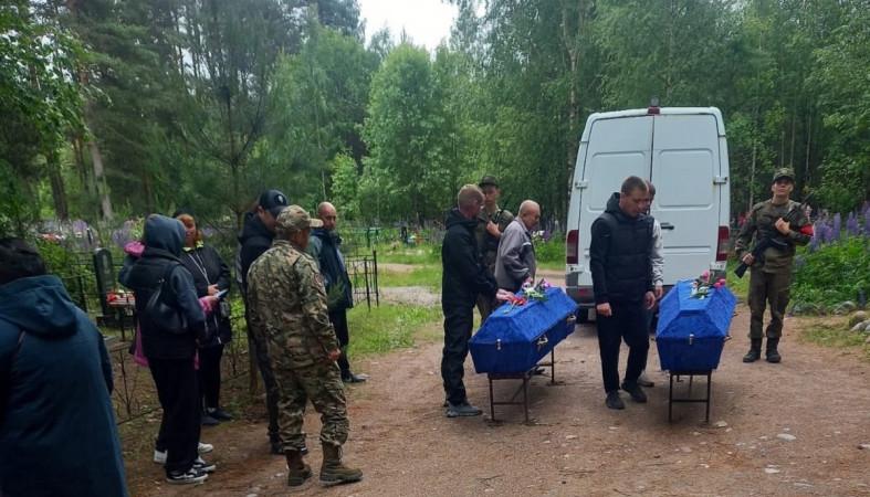 Похороны бойцов СВО