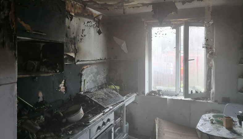 Пожар в Олонце