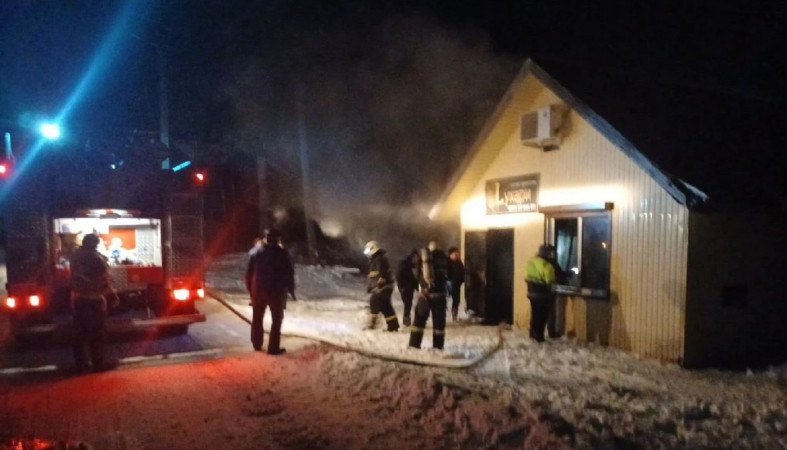 Пожар в Олонецком районе