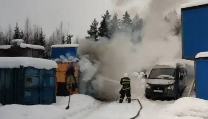 Пожар в Чалне