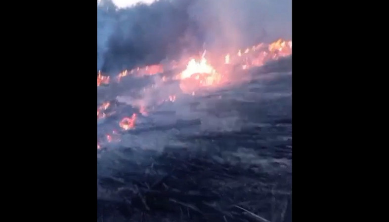 возгорание в Пургино