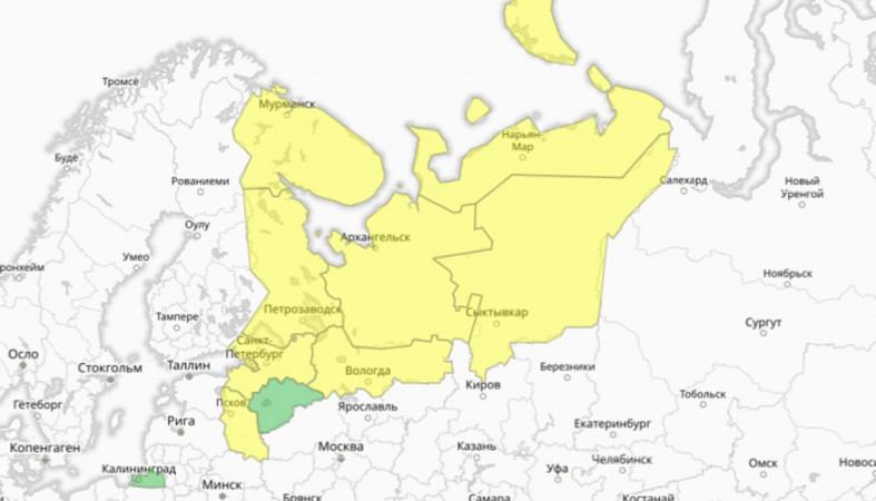 карта непогоды
