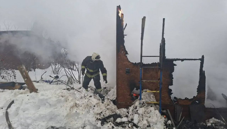 Пожар в Прионежье
