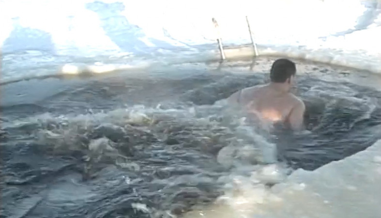 купание в проруби