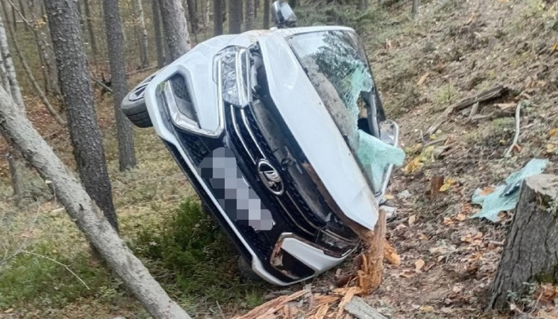 Автомобиль в кювете