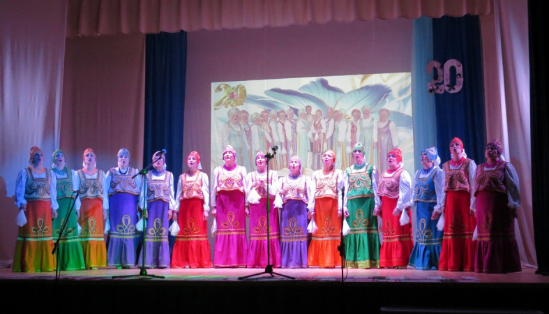 Хор "Пряжинька" на юбилейном концерте