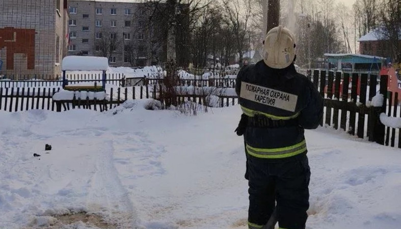 Пожар в Пудоже Пожар в Пудоже