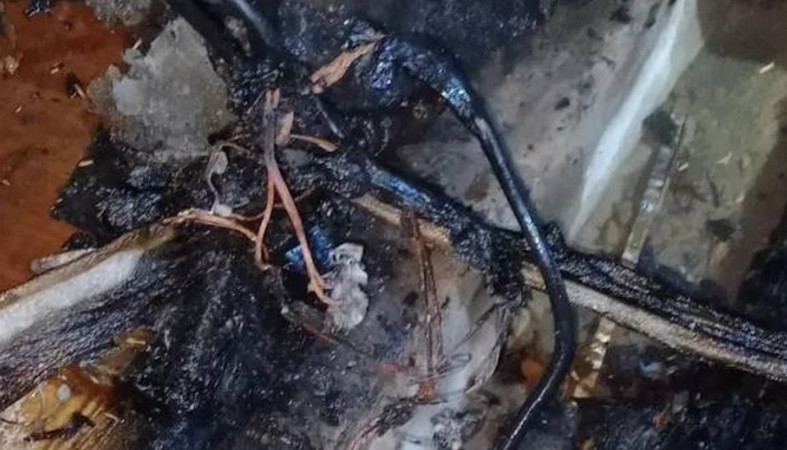 Пожар в Пудоже