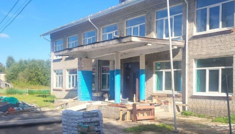 ремонт школы в Пудожском районе