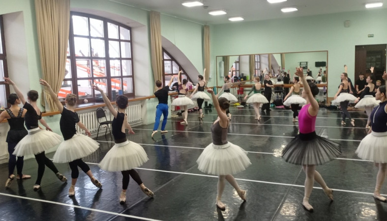Репетиция балета в Музыкальном театре