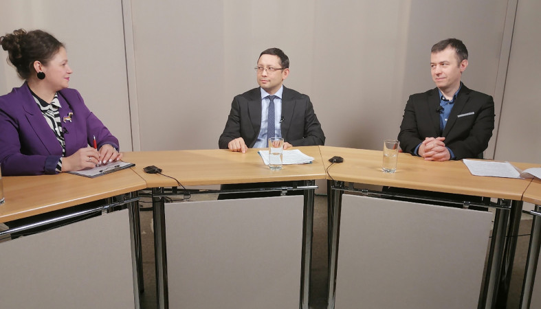 Россыпнов и Кензеев в студии