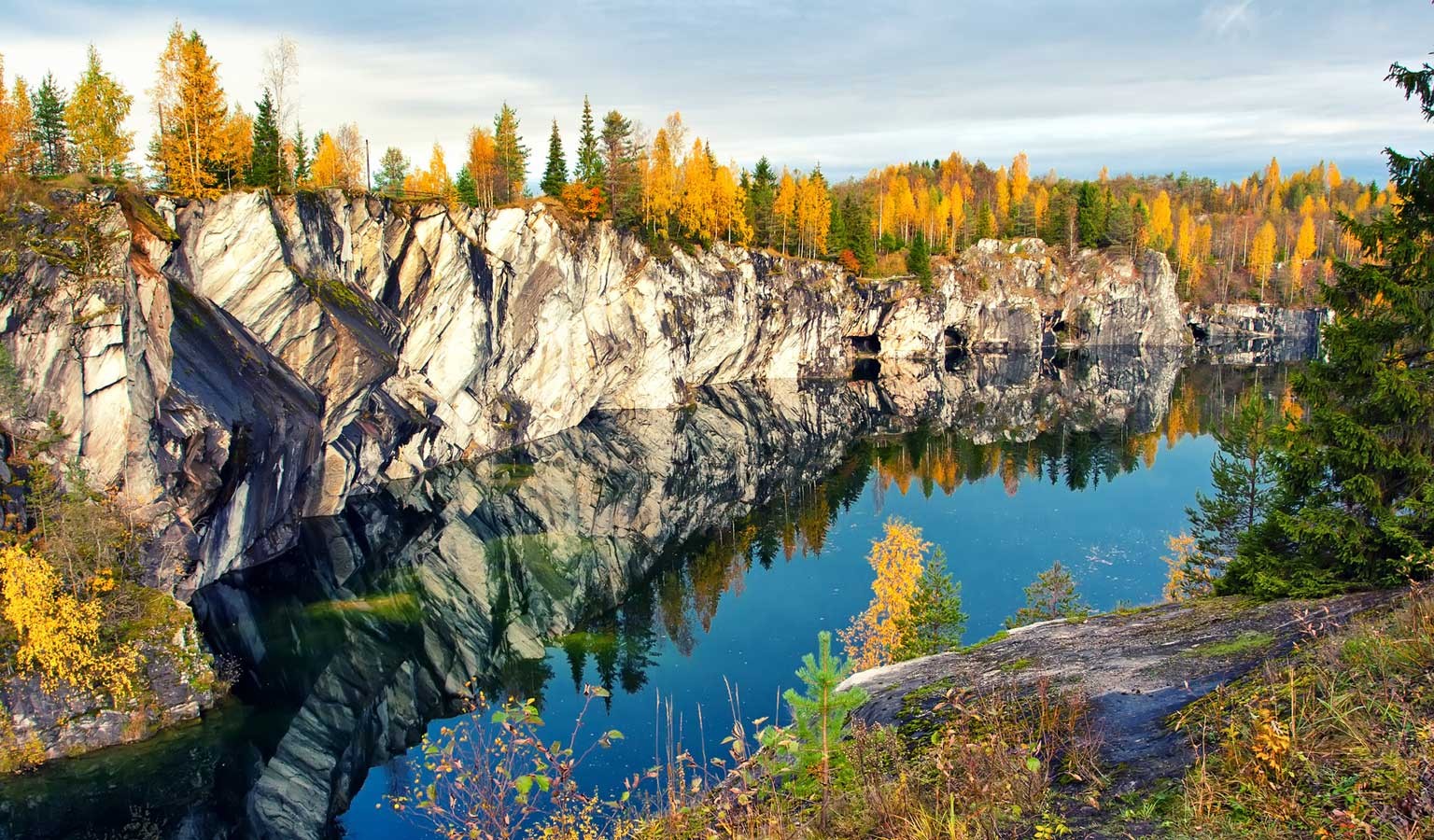 В Карелии горный парк «Рускеала» откроют для посещений