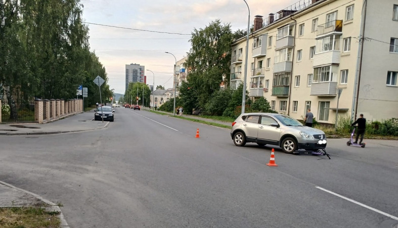 Авария с самокатчиком