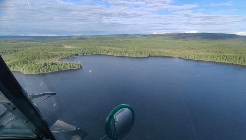 Опубликованы фотографии с места ЧП с самолетом