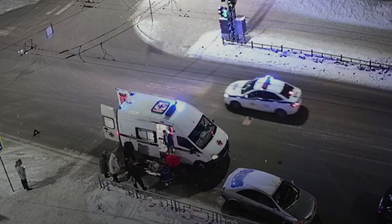 сбили женщину