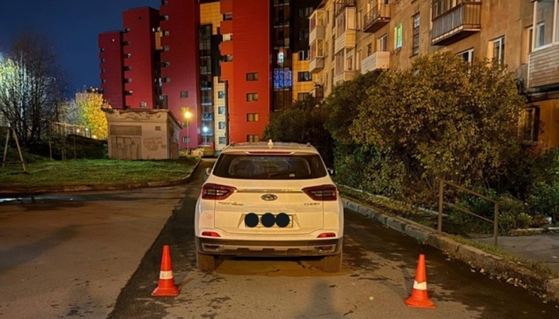 авария во дворе