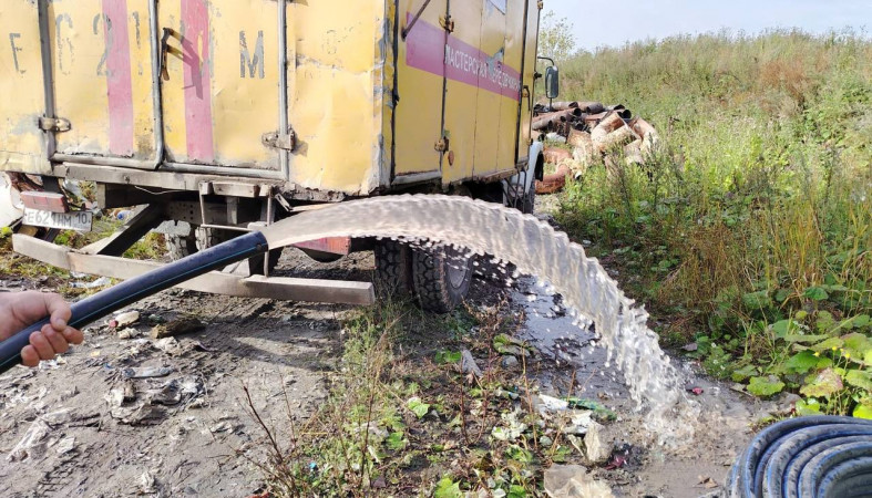 Скважина на мусорном полигоне