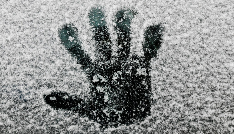 отпечаток руки отпечаток руки