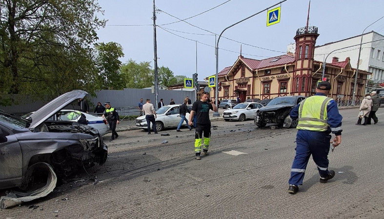 Массовое ДТП в Сортавале