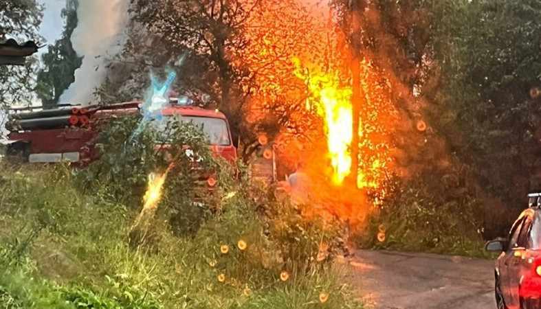 Пожар в Сортавале