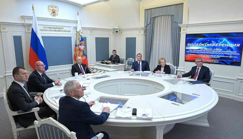 президент на заседании