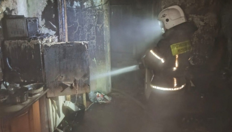 Пожар в Суоярви Пожар в Суоярви