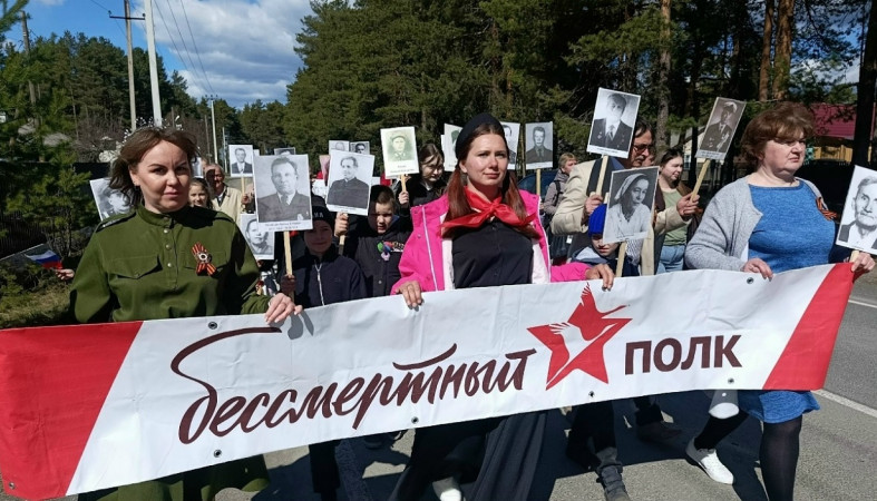 Бессмертный полк в Сяпсе