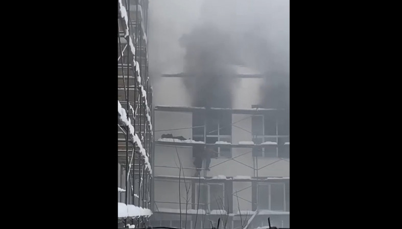 дым в учебном центре