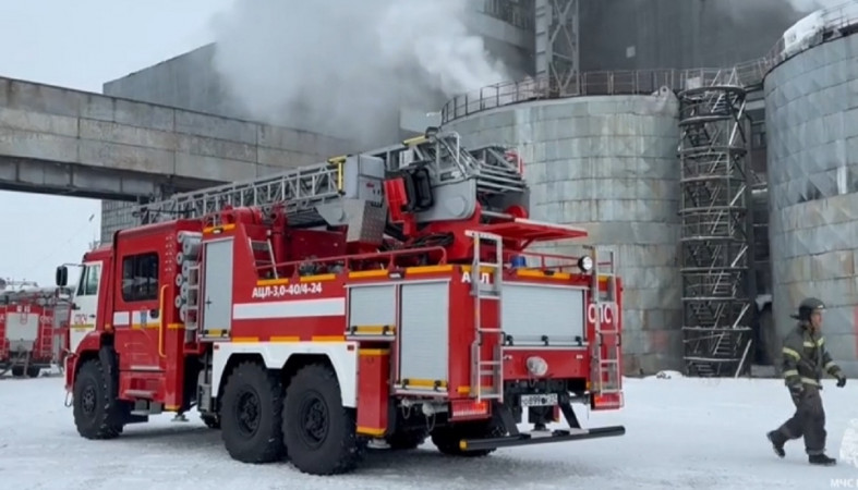 Пожар в Хабаровске Пожар в Хабаровске
